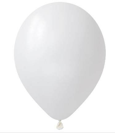 Белый, Пастель латексный шар 30, см