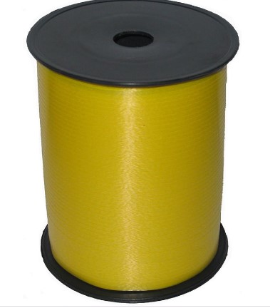 Желтая лента для воздушных шаров 1 метр
