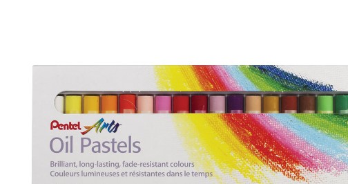 Пастель масляная художественная PENTEL "Oil Pastels", 12 цветов